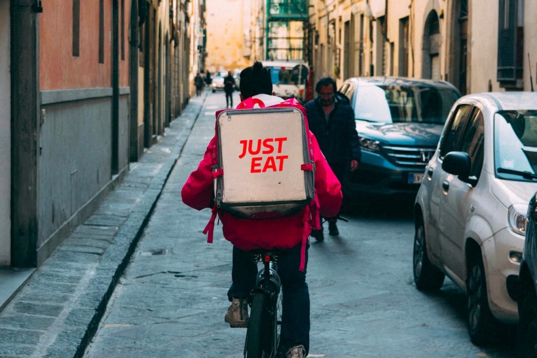 just eat contactless delivery