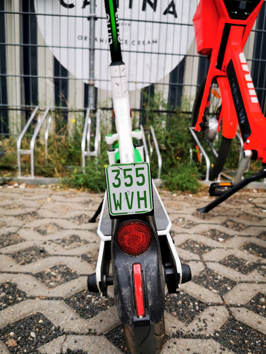 lime scooter license plate Germany