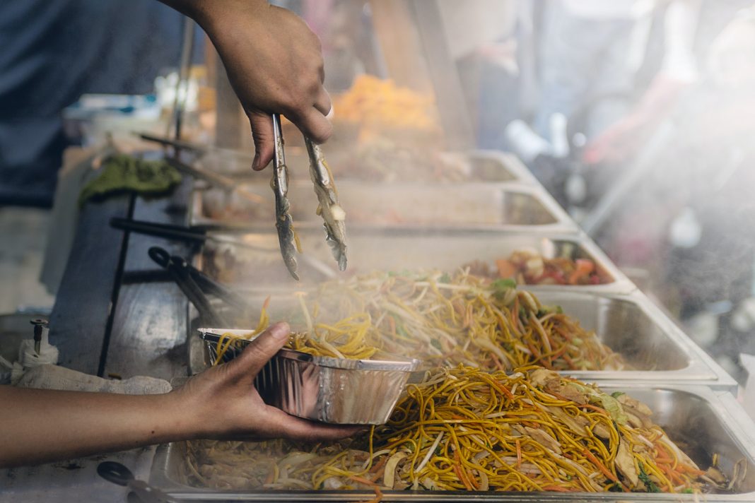 local dublin takeaway being prepared