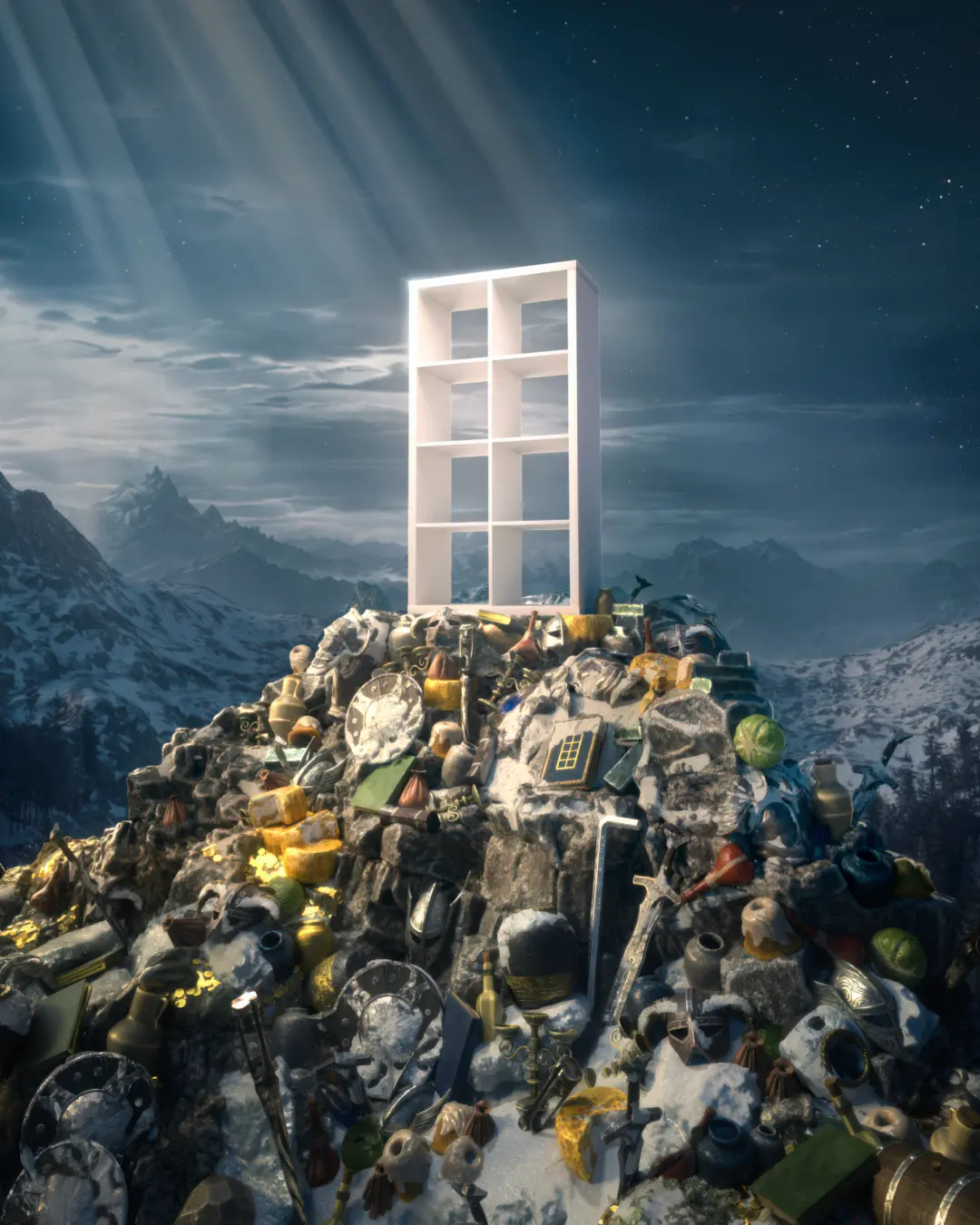 Ikea has turned its Kallax shelf into a Skyrim companion, and yes, it's real and...